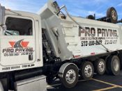 pro paving dump truck2021